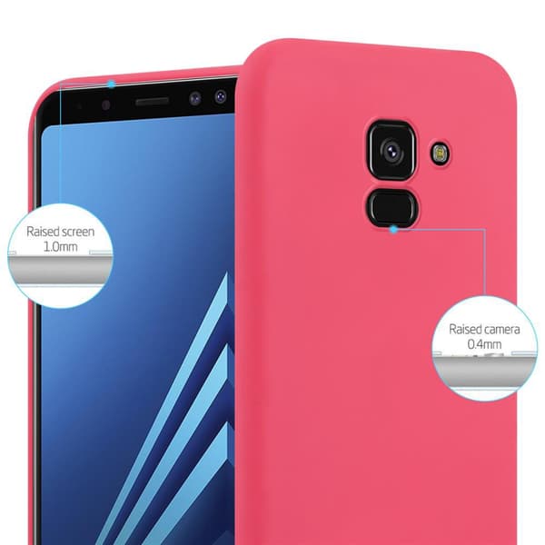 Samsung Galaxy A8 PLUS 2018 Skal Fodral Case Cover Mobilskydd av flexibelt TPU-silikon