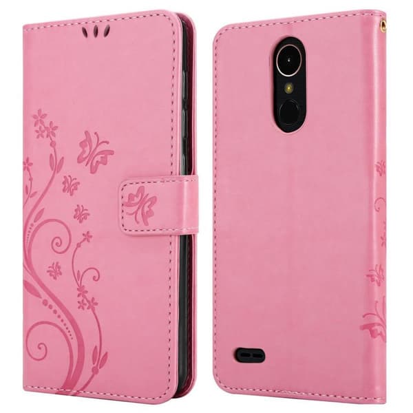 LG K10 2018 / K11 / K11 PLUS Pungetui Cover Blomster ()