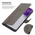 Miniatyrbilde 5 av 8: Deksel til Samsung Galaxy S20 ULTRA Lommebokdeksel i blomster design med magnetisk lukking, stativfunksjon og kortplasser