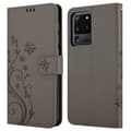 Miniatyrbilde 8 av 8: Deksel til Samsung Galaxy S20 ULTRA Lommebokdeksel i blomster design med magnetisk lukking, stativfunksjon og kortplasser