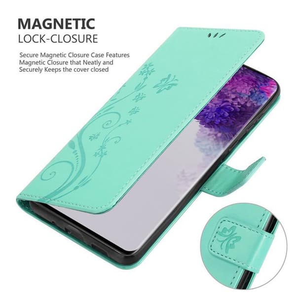 Samsung Galaxy S20 ULTRA Suojakotelo Suojakuori Lompakkokotelo Matkapuhelinkotelo Kukat jossa on magneettisuljenta, jalusta-toiminto ja korttipaikat