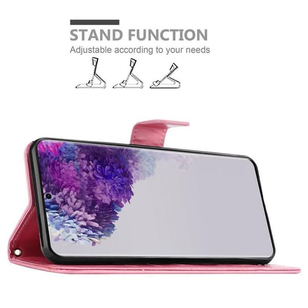 Samsung Galaxy S20 ULTRA Suojakotelo Suojakuori Lompakkokotelo Matkapuhelinkotelo Kukat jossa on magneettisuljenta, jalusta-toiminto ja korttipaikat