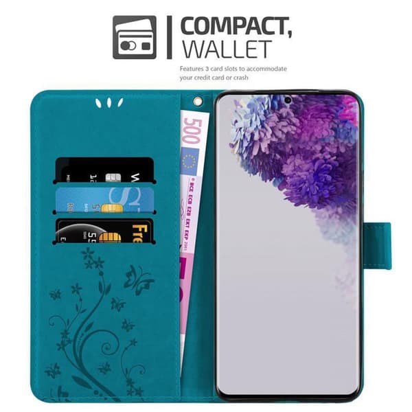 Samsung Galaxy S20 ULTRA Suojakotelo Suojakuori Lompakkokotelo Matkapuhelinkotelo Kukat jossa on magneettisuljenta, jalusta-toiminto ja korttipaikat