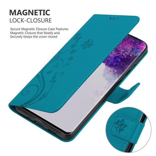 Samsung Galaxy S20 ULTRA Suojakotelo Suojakuori Lompakkokotelo Matkapuhelinkotelo Kukat jossa on magneettisuljenta, jalusta-toiminto ja korttipaikat