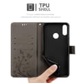 Miniatyrbild 6 av 8: Huawei Y9 2019 Skal Fodral i blomdesign Mobilskydd Case Cover med magnetisk stängning, ståfunktion och kortplatser