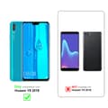 Miniatyrbild 2 av 8: Huawei Y9 2019 Skal Fodral i blomdesign Mobilskydd Case Cover med magnetisk stängning, ståfunktion och kortplatser