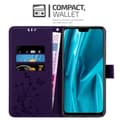 Miniatyrbild 5 av 11: Huawei Y9 2019 Skal Fodral i blomdesign Mobilskydd Case Cover med magnetisk stängning, ståfunktion och kortplatser