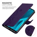 Miniatyrbild 9 av 11: Huawei Y9 2019 Skal Fodral i blomdesign Mobilskydd Case Cover med magnetisk stängning, ståfunktion och kortplatser