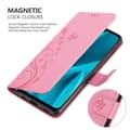 Miniatyrbild 5 av 8: Huawei Y9 2019 Skal Fodral i blomdesign Mobilskydd Case Cover med magnetisk stängning, ståfunktion och kortplatser