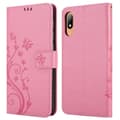 Miniatyrbild 8 av 8: Huawei Y6 PRO 2019 Skal Fodral i blomdesign Mobilskydd Case Cover med magnetisk stängning, ståfunktion och kortplatser