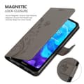 Miniatyrbilde 10 av 11: Deksel til Huawei Y6 PRO 2019 Lommebokdeksel i blomster design med magnetisk lukking, stativfunksjon og kortplasser