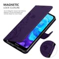 Miniatyrbilde 10 av 11: Deksel til Huawei Y6 PRO 2019 Lommebokdeksel i blomster design med magnetisk lukking, stativfunksjon og kortplasser