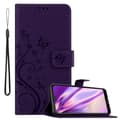 Miniatyrbilde 2 av 11: Deksel til Huawei Y6 PRO 2019 Lommebokdeksel i blomster design med magnetisk lukking, stativfunksjon og kortplasser
