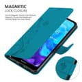 Miniatyrbilde 10 av 11: Deksel til Huawei Y6 PRO 2019 Lommebokdeksel i blomster design med magnetisk lukking, stativfunksjon og kortplasser