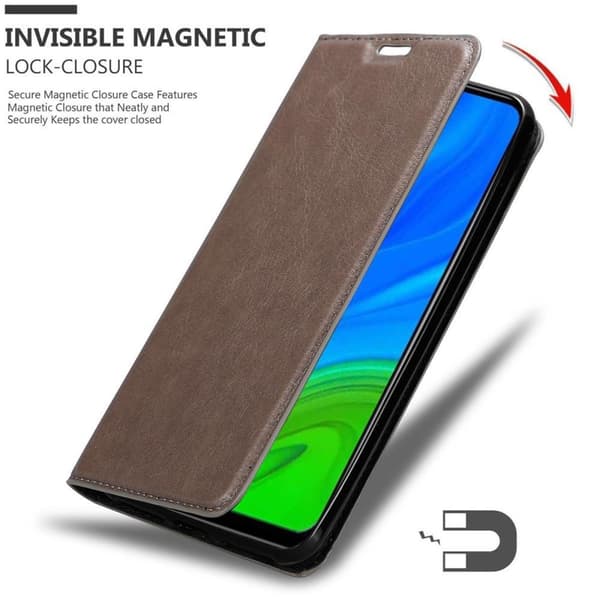 Huawei P SMART 2020 Fodral Skal Plånboksfodral Case med magnetisk stängning, ståfunktion och kortficka