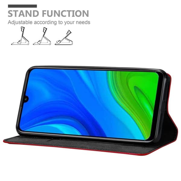 Huawei P SMART 2020 Fodral Skal Plånboksfodral Case med magnetisk stängning, ståfunktion och kortficka