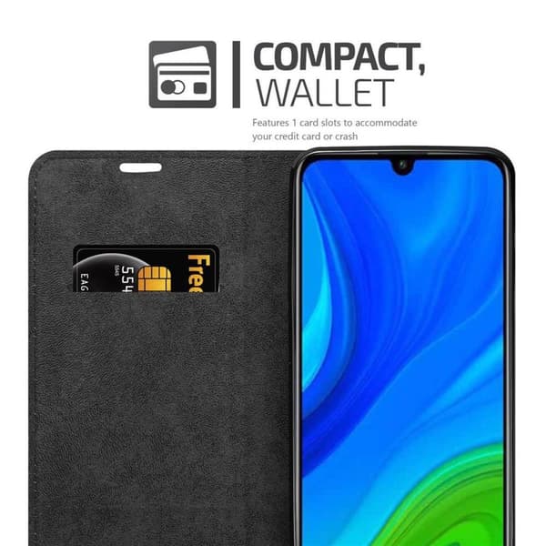 Huawei P SMART 2020 Fodral Skal Plånboksfodral Case med magnetisk stängning, ståfunktion och kortficka