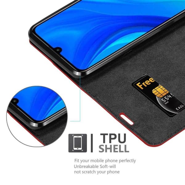 Huawei P SMART 2020 Fodral Skal Plånboksfodral Case med magnetisk stängning, ståfunktion och kortficka