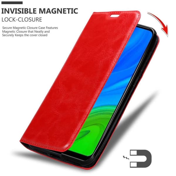 Huawei P SMART 2020 Fodral Skal Plånboksfodral Case med magnetisk stängning, ståfunktion och kortficka