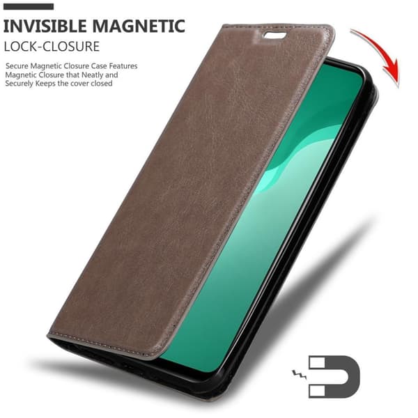 Huawei NOVA 7 SE Suojakotelo Suojakuori Lompakkokotelo Matkapuhelinkotelo jossa magneettisuljenta, jalusta-toiminto ja korttitasku