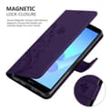 Miniatyrbild 7 av 11: Honor 7A / Huawei Y6 PRIME 2018 Skal Fodral i blomdesign Mobilskydd Case Cover med magnetisk stängning, ståfunktion och kortplatser