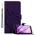 Miniatyrbild 1 av 11: Honor 7A / Huawei Y6 PRIME 2018 Skal Fodral i blomdesign Mobilskydd Case Cover med magnetisk stängning, ståfunktion och kortplatser