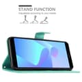 Miniatyrbild 5 av 11: Honor 7A / Huawei Y6 PRIME 2018 Skal Fodral i blomdesign Mobilskydd Case Cover med magnetisk stängning, ståfunktion och kortplatser