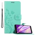 Miniatyrbild 1 av 11: Honor 7A / Huawei Y6 PRIME 2018 Skal Fodral i blomdesign Mobilskydd Case Cover med magnetisk stängning, ståfunktion och kortplatser