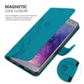 Miniatyrbild 5 av 8: Samsung Galaxy J4 2018 Skal Fodral i blomdesign Mobilskydd Case Cover med magnetisk stängning, ståfunktion och kortplatser