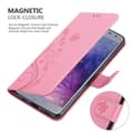 Miniatyrbild 5 av 8: Samsung Galaxy J4 2018 Skal Fodral i blomdesign Mobilskydd Case Cover med magnetisk stängning, ståfunktion och kortplatser