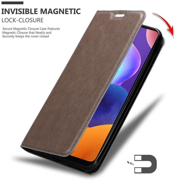 Lommebokdeksel til Samsung Galaxy A31 Deksel med magnetisk lukking, stativfunksjon og kortlomme