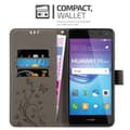 Pikkukuva 3 / 8: Huawei Y5 2017 / Y6 2017 Suojakotelo Suojakuori Lompakkokotelo Matkapuhelinkotelo Kukat jossa on magneettisuljenta, jalusta-toiminto ja korttipaikat