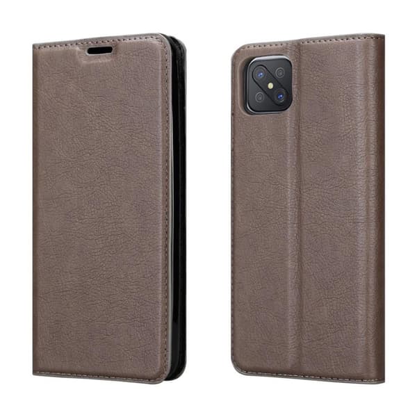 Oppo A92s Suojakotelo Suojakuori Lompakkokotelo Matkapuhelinkotelo jossa magneettisuljenta, jalusta-toiminto ja korttitasku