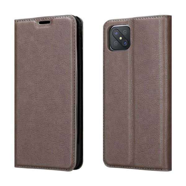 Oppo A92s Suojakotelo Suojakuori Lompakkokotelo Matkapuhelinkotelo jossa magneettisuljenta, jalusta-toiminto ja korttitasku
