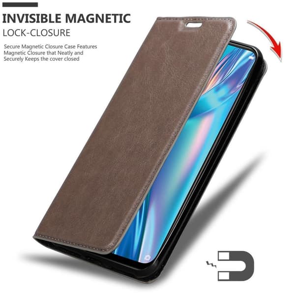 Oppo A12 Fodral Skal Plånboksfodral Case med magnetisk stängning, ståfunktion och kortficka