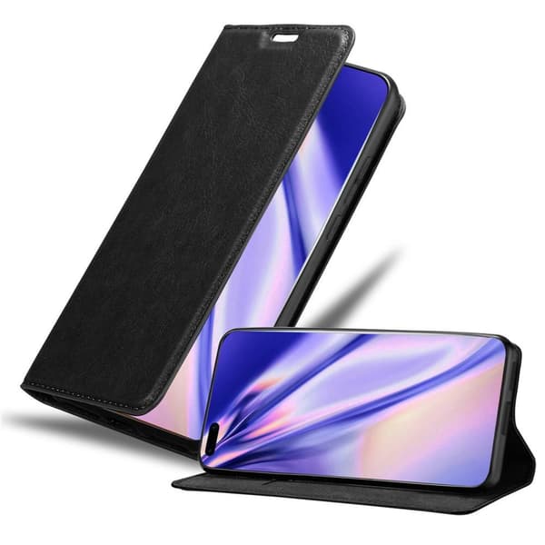 Lommebokdeksel til Huawei P40 PRO / P40 PRO+ Deksel med magnetisk lukking, stativfunksjon og kortlomme NATTSORT