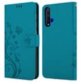 Miniatyrbillede 8 af 8: Honor 20 / 20S / Huawei NOVA 5T Pungetui Cover Blomster ()
