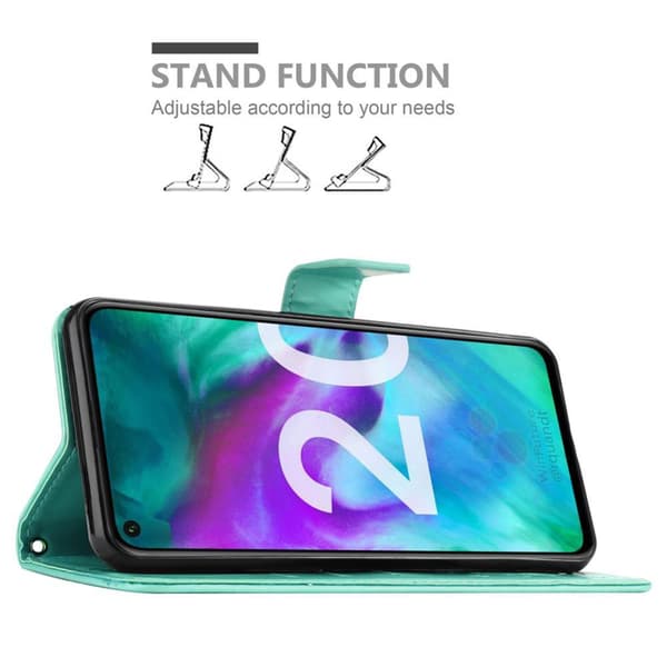 Honor 20 / 20S / Huawei NOVA 5T Pungetui Cover Blomster ()