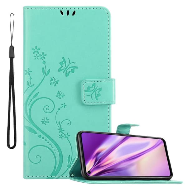 Honor 20 / 20S / Huawei NOVA 5T Pungetui Cover Blomster ()
