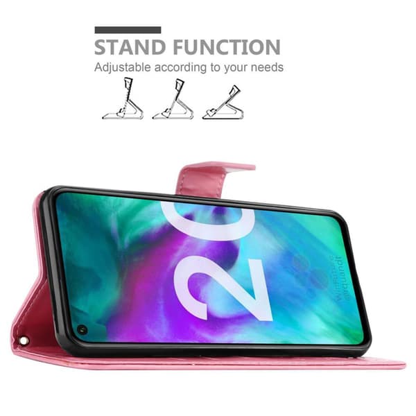 Honor 20 / 20S / Huawei NOVA 5T Pungetui Cover Blomster ()