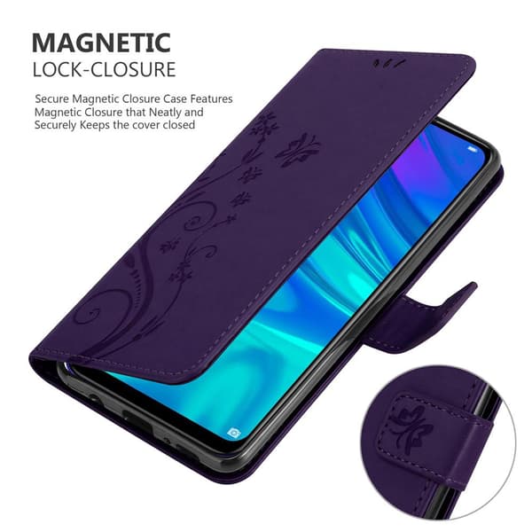 Honor 10 LITE / Huawei P SMART 2019 Pungetui Cover Blomster ()