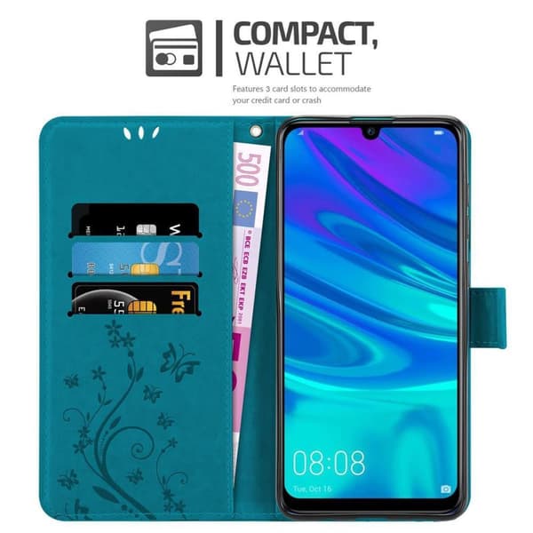 Honor 10 LITE / Huawei P SMART 2019 Pungetui Cover Blomster ()