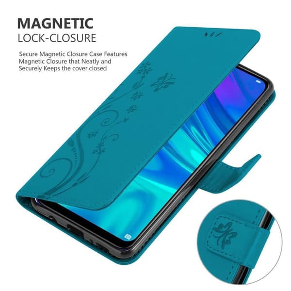 Honor 10 LITE / Huawei P SMART 2019 Pungetui Cover Blomster ()