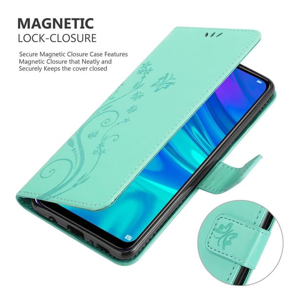 Honor 10 LITE / Huawei P SMART 2019 Pungetui Cover Blomster ()