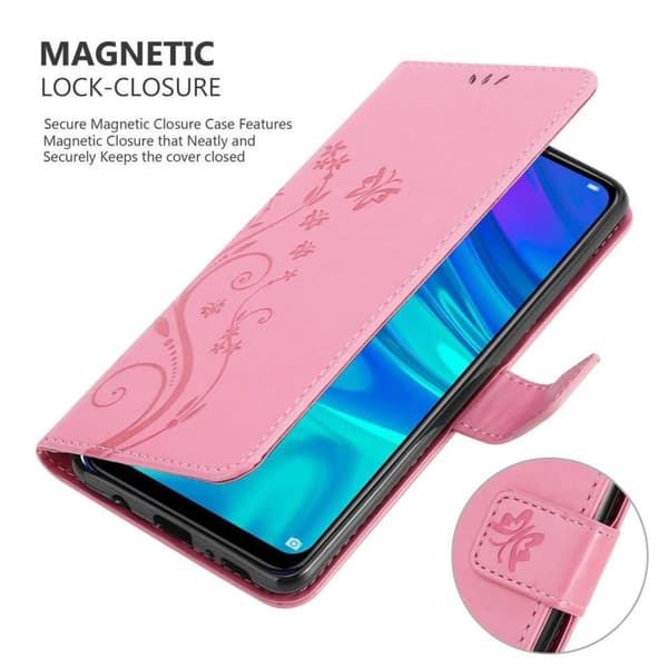 Honor 10 LITE / Huawei P SMART 2019 Pungetui Cover Blomster ()