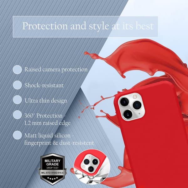iPhone 11 PRO Skal Fodral av flexibelt TPU-silikon Case Cover