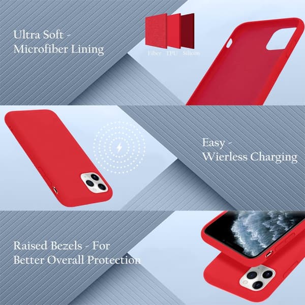 Deksel til iPhone 11 PRO Silikondeksel TPU Case Cover