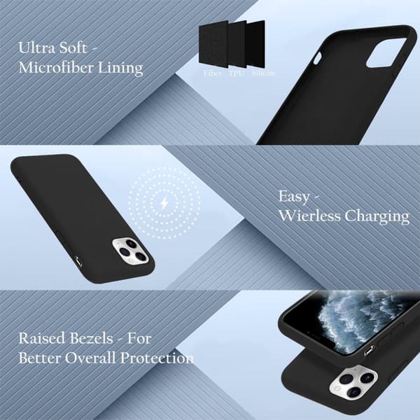 Deksel til iPhone 11 PRO Silikondeksel TPU Case Cover