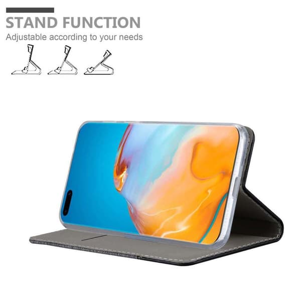 Deksel til Huawei P40 PRO / P40 PRO+ Lommebokdeksel med magnetisk lukking, stativfunksjon og kortlomme