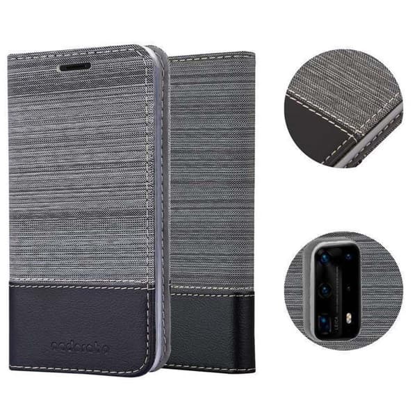 Deksel til Huawei P40 PRO / P40 PRO+ Lommebokdeksel med magnetisk lukking, stativfunksjon og kortlomme